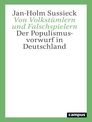 cover image of Von Volkstümlern und Falschspielern